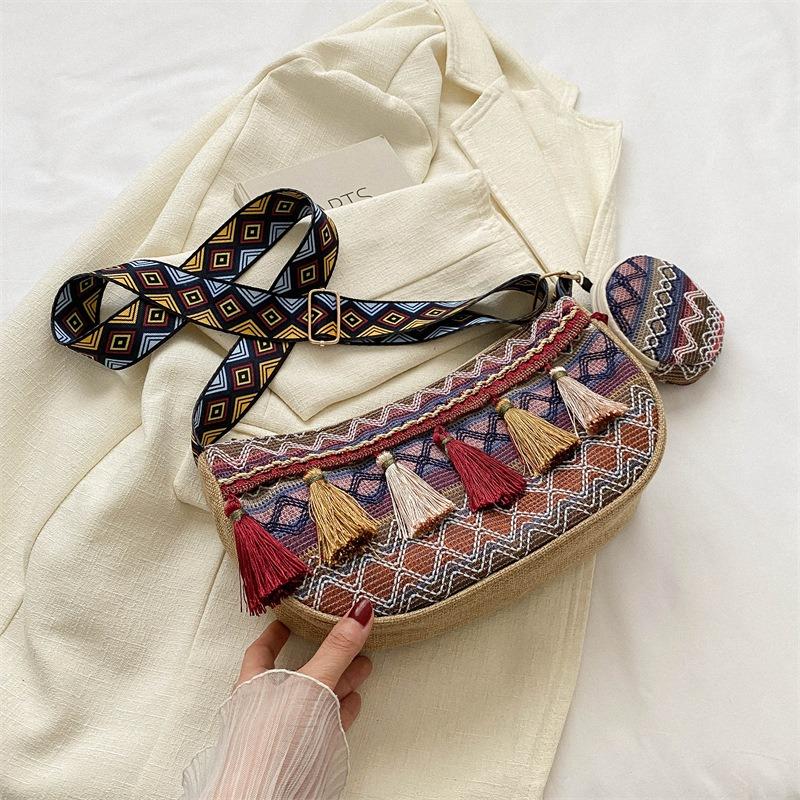 

Summer Color Woven Handbag Bag Women s New Fashion Trendy Underarm Bag Mobile Phone Bag Versatile Single
