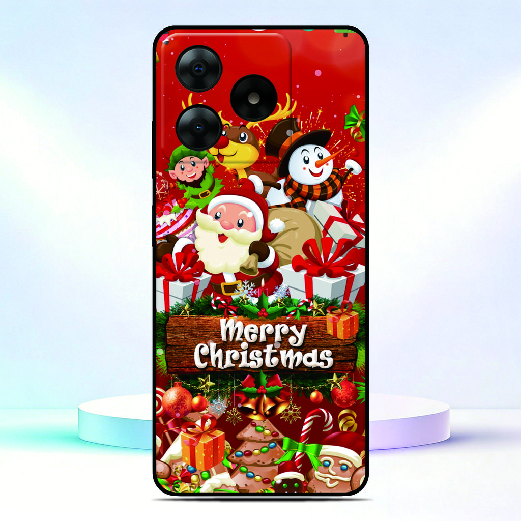 Merry Christmas Phone Case For Cubot A40 X100 A20 A10 Max 5 3 P80 P50 X70 X50 Note 60 50 21 J7 Power Custom Picture Back Cover