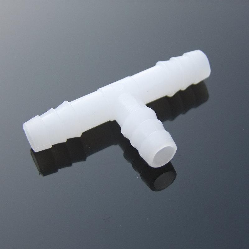 Threaded T-shaped Silicone Tube Connector 4-12mm Air Fittings