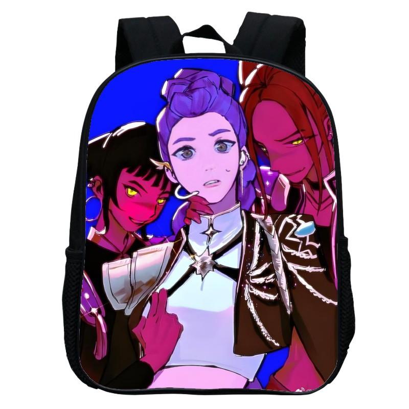 Printed Witch Hunters Huntrix Kpop Kindergarten Bag, Cartoon 12-inch Backpack Lightweight