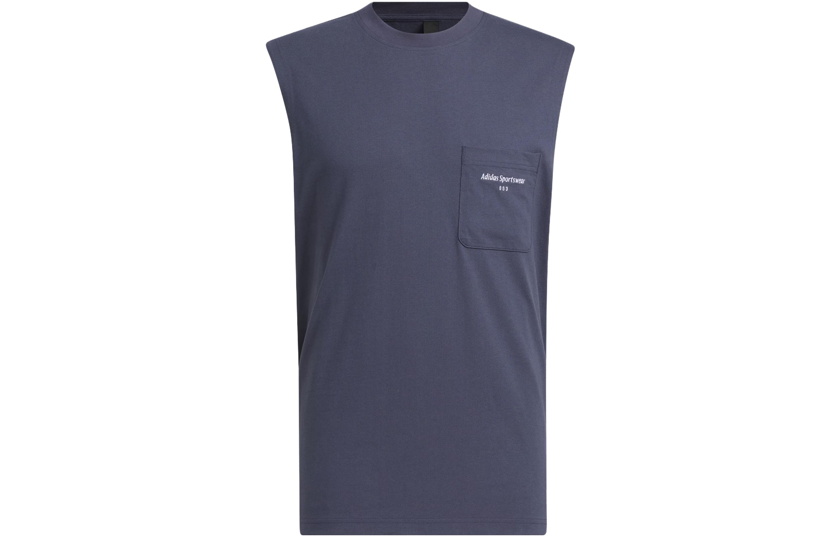Adidas Tank Top Men s Dark Navy Blue IS4964 M