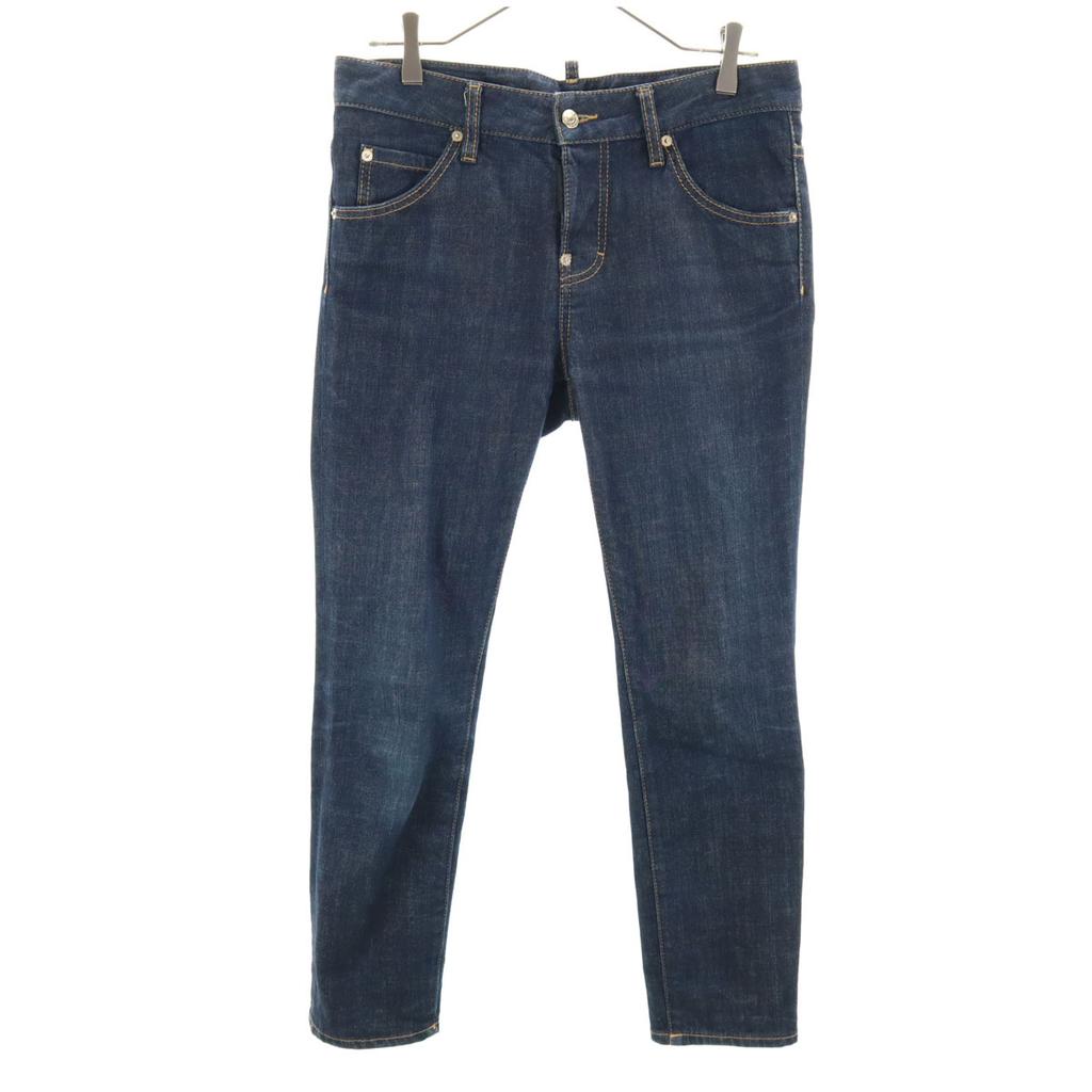 DSQUARED2 made in Italy Ankle Length Skinny denim pants 40 Indigo jeans Women Used