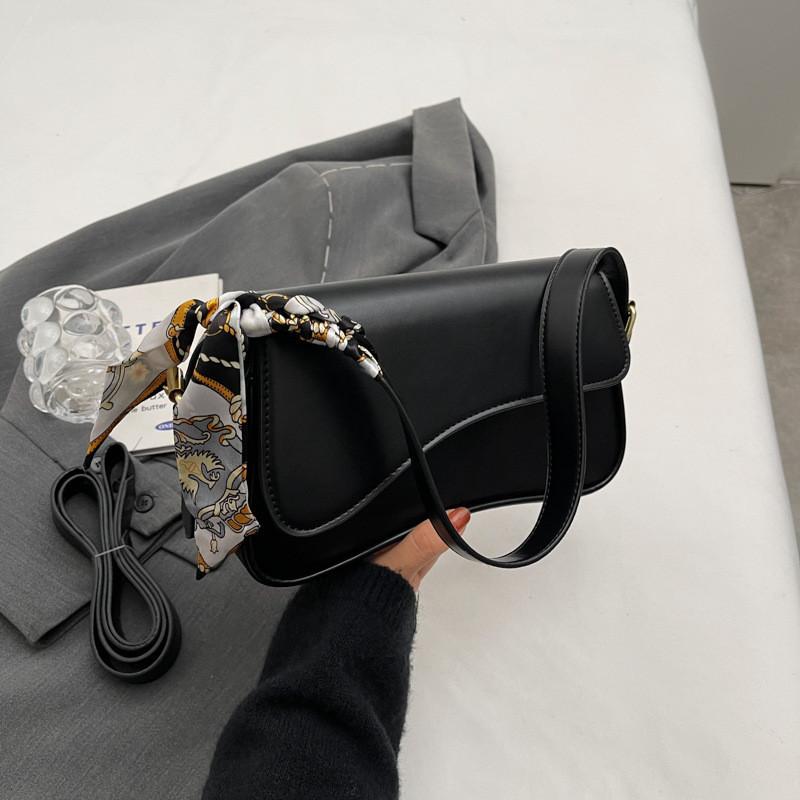 2023 New Fashion Women s Commuter Armpit Bag Street Style Pu Shoulder Bag
