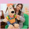 Cartoon Wallacegromit Dog Doll Plush Toy Bow Sweater Dog Animal Doll Gifts