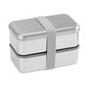 304 Edelstahl Lunchbox Mikrowellengeeignete Bento-Box für Erwachsene Studenten Picknick Isolierter Lebensmittelbehälter