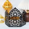 Hollow Out Ramadan Screen Ornament Acrylic Tabletop Decoration Standing Plate  Islamic Party Gift