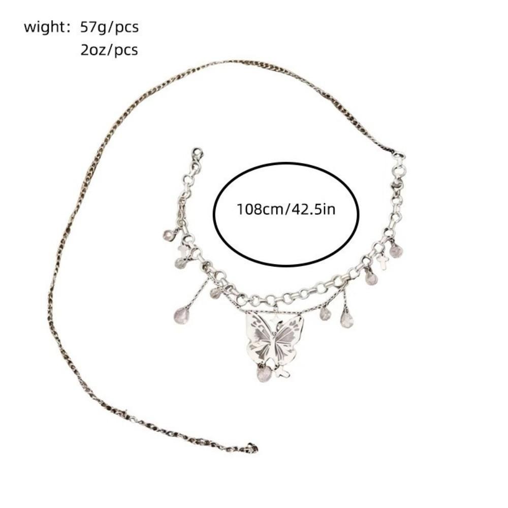 Adjustable Metal Belly Chain Elegant Hip Chain Fashion Pearl Waist Chains for Women