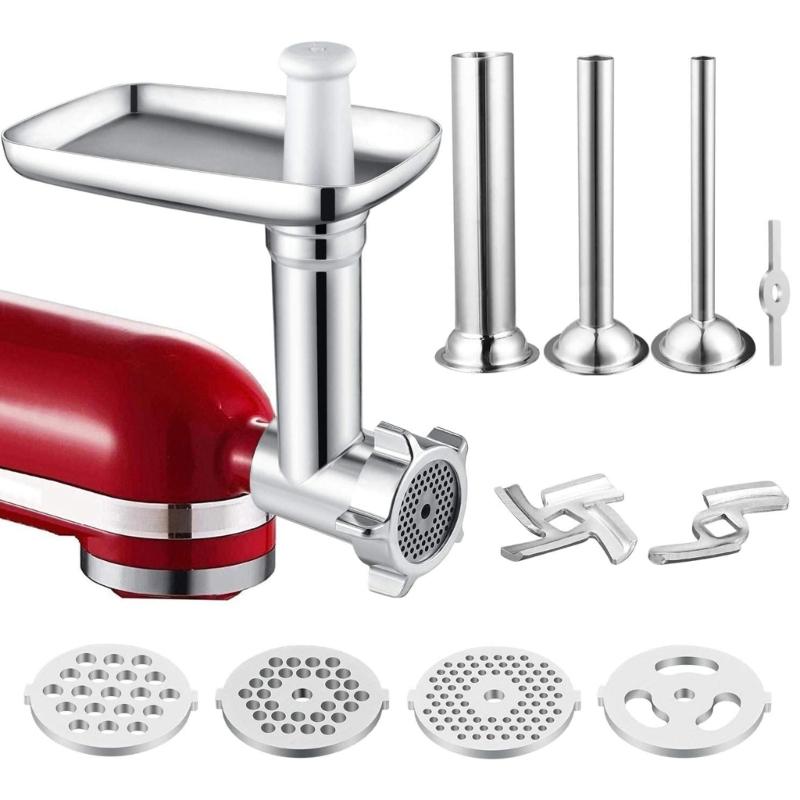 For SM-50R SM-50TQ SM-50BL SM-50BC SM-50BK Stainless Steel Meat Grinder Sausage Stuffer Tubes Grinding Blade Attachment
