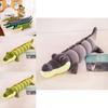 Cute Crocodile Plush Toy Long Pillow For Girlfriend Sleeping 80cm-180cm