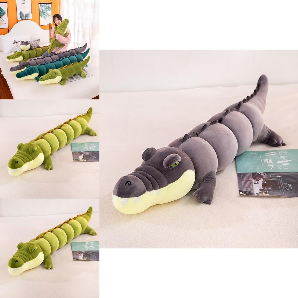 Cute Crocodile Plush Toy Long Pillow For Girlfriend Sleeping 80cm-180cm