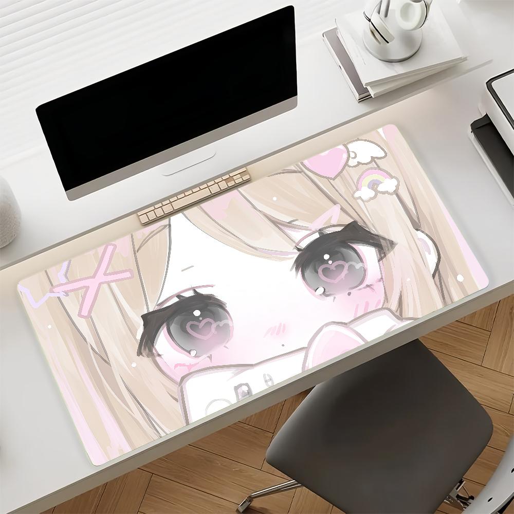 Anime Minestyle Girls Mouse Pad Nonslip Rubber Gamer Balance Computer Mat Decoracion Deskmat Laptop Office Large
