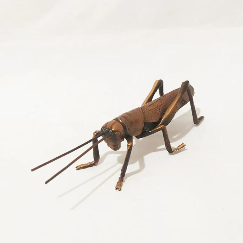 

Украшения Кузнечик для Дома Металлический Саранча Рождественский Декор Украшения для Чайной Комнаты Чайный Питомец Миниатюры Фигурки Животных Подставка для Муравьев