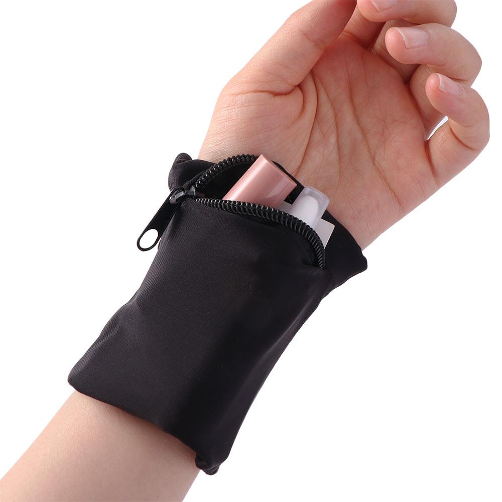 Zipper Closure Sports Wristlet Bag Lightweight Fitness Arm Bag Running Wrist Bag  Gym Fitness