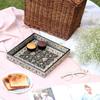 Поднос из МДФ с эмалью, Enamel Coated Tray in MDF (Jamawar),  Duli