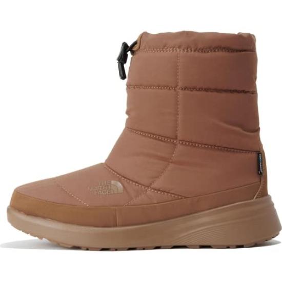 The North Face Nuptse Bootie WP Waterproof VIII Winter Pine Cone Cone Size cm Women's Boots, NFW52272, Brown/Pine Brown, 22.0