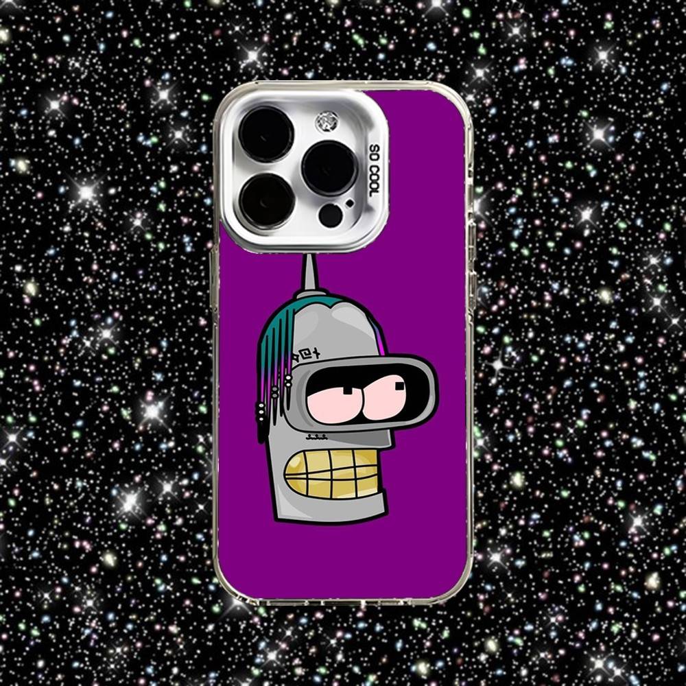 Cartoon F-Futura-mas Phone Case For iPhone 16,15,14,13,12,11,Pro,XS,Max,Plus,Mini,SE White Candy Matte Shockproof Cover