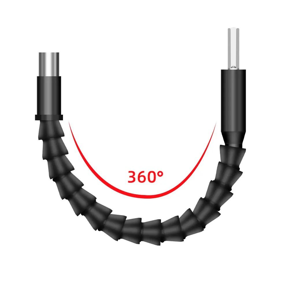 Flexible Hex Shaft Drill Bits 295mm Extension Bit Holder with Magnetic Connect Drive Shaft Electric Drill Power Tool Accessorie