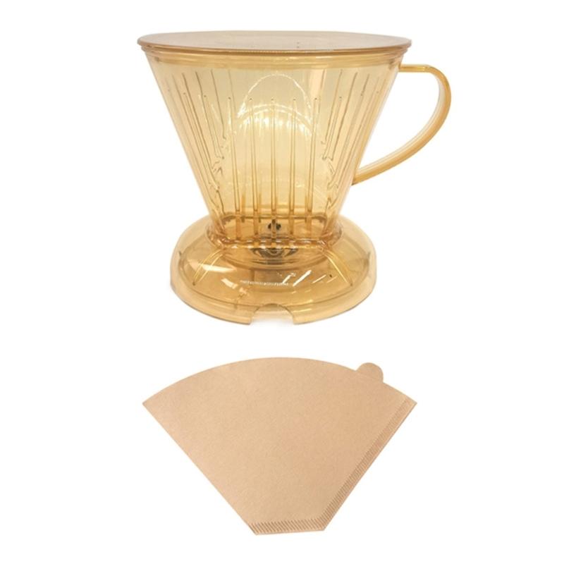

Hand Brewed Coffee Maker for Kitchen and Travel Use Portable Coffee Dripper and Filters for Office and Travel Use золотой