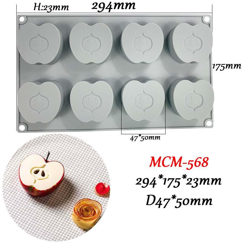 Kastanien-Himbeer-Erdnuss-Pilz Silikonform Fondant Kuchenform DIY Käse Schokoladenkuchen Dekorationszubehör Backzubehör
