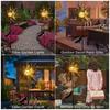 Solar Iron Decor Light Lamp Driveway Fairy Patio Powered Ip65 Fence Outdoor Lights Lawn Waterproof Dawn Led Dusk Ornaments Metal