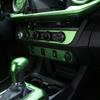 Pro Toyota Tacoma 2016-22 ABS zelená Auto Řazení Palubní deska Středové ovládání volantu Obložení krytu Nálepka Auto