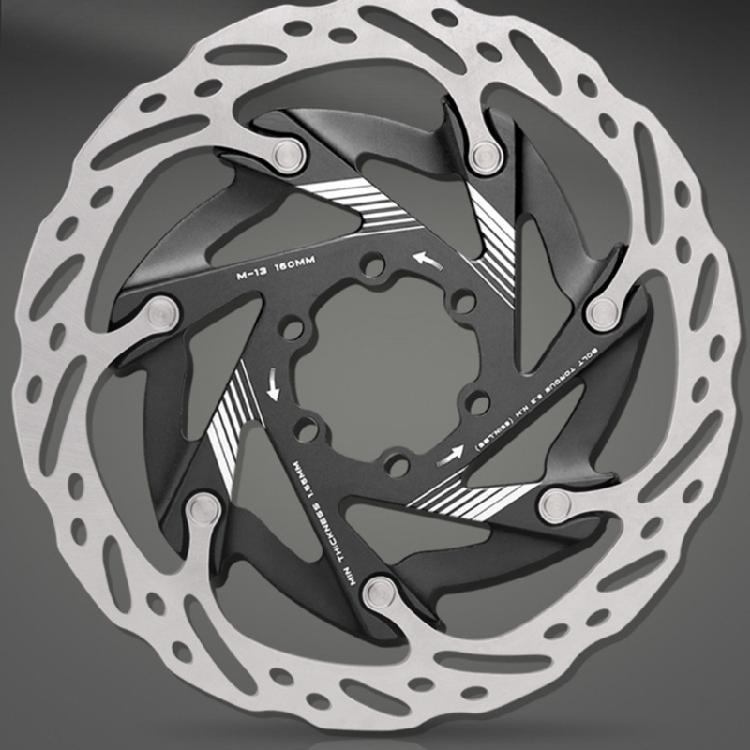 160mm Central Locking Bike Brake Rotors Hollow Road Bike Brake Rotor Hydraulic Centerlock Disc Rotor Easy To Install