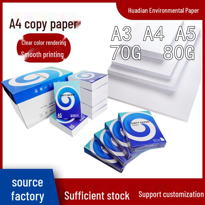 A4/A5/A3 White Copy & Drawing Paper, 70-80g, Office & Draft Use