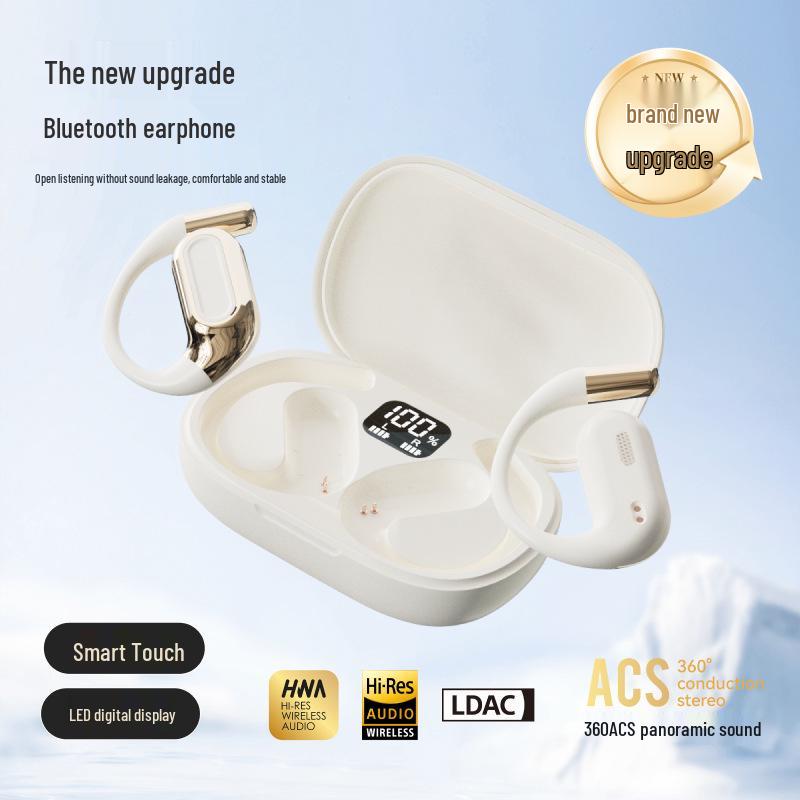 OWS Open-Ear Wireless Bluetooth Headphones: Ultra-long Battery, Waterproof, Sports Running Design