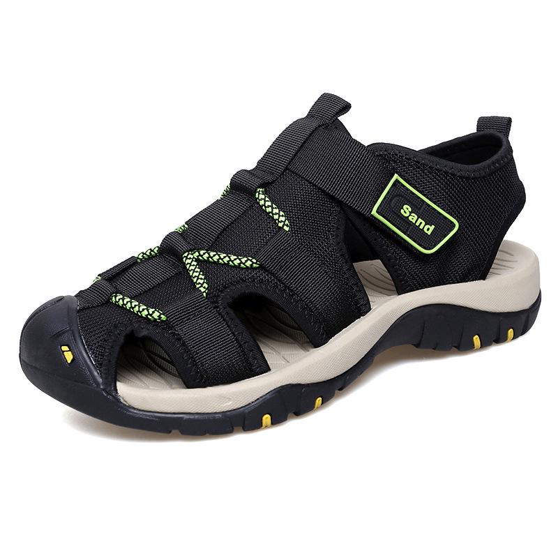 Men's Breathable Summer Sports Sandals - Non-slip, Versatile Beach Shoes, Casual Large Size.