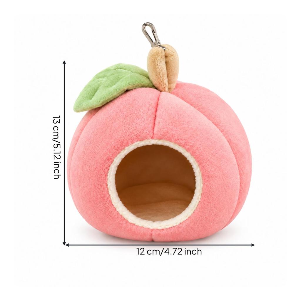Fruit-Shaped Reptile Hide Soft Terrarium Decor Space-Saving for Snake Owners