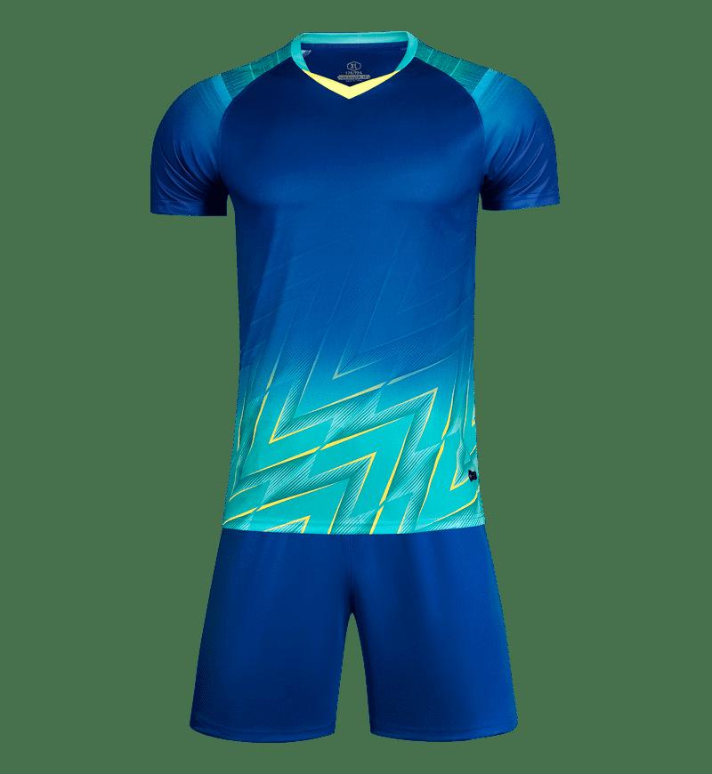 Men's Quick-Dry Football Jersey Set with Number Print for Adults and Kids