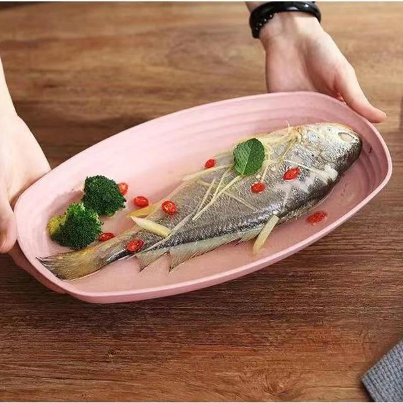Ovaal Bord Voedselbewaarbak Westers Pizza Ontbijt Fruitschaal Is Populair Servies Snackbord Fruitkom Schaalbord Servies