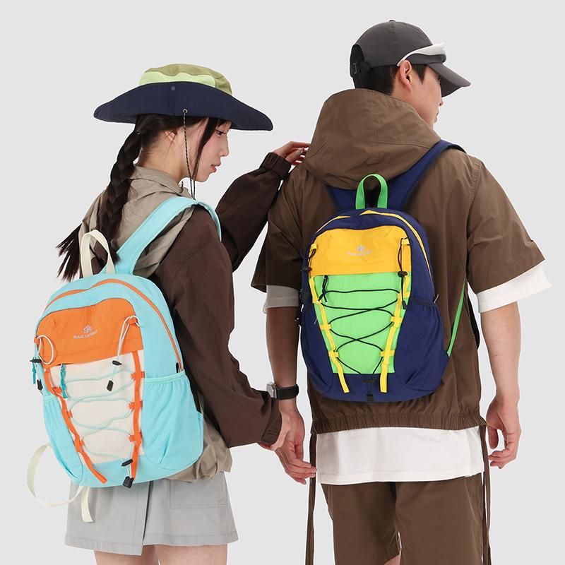 Outdoor Sport Rucksack für Herren und Damen Kontrast Leichter Rucksack