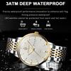 POEDAGAR Fashion Business Men's Watches Waterproof Luminous Date&Week Stainless Steel Watch Quartz Exquisite Male Wristwatch