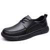 Fashion Business Flat Brown Oxford Lace Up Mens Leather Shoes Fashion Driving Shoes Man Loafers Comfortable Men's Casual Shoes Moccasins