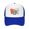Retro Bruh Mom Sunset Wordmark Mesh Baseball Cap Casual Hat Outdoor  For Womens Unisex FeUnisex