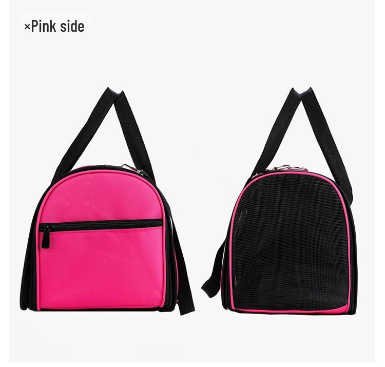 Breathable Mesh Crossbody Pet Backpack for Dogs & Cats