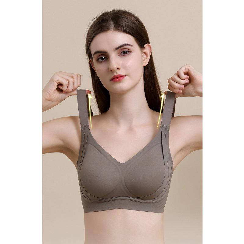 Women S Push Up Bra No Underwire Thin Padded Sports Bra For Small Chest Adjustment