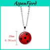 Naruto Necklace Anime Accessories Nine Tomoe Rinne Sharingan Magic Stone Pendant Alloy Crystal
