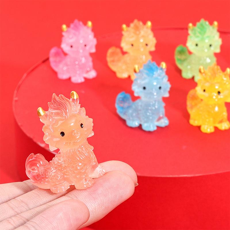 Year Of The Dragon Luminou Dragon Kirin Dragon Micro Landscape Ornaments Auspicious Beast Dollhouse Desktop Decor  Year Gifts