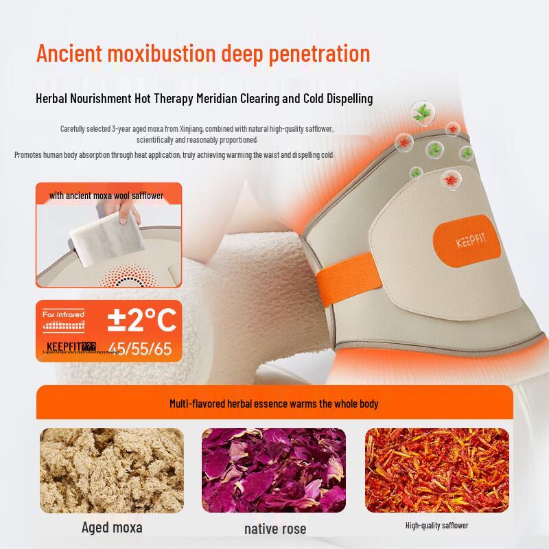 Kopfei Heated Lumbar Massager Belt