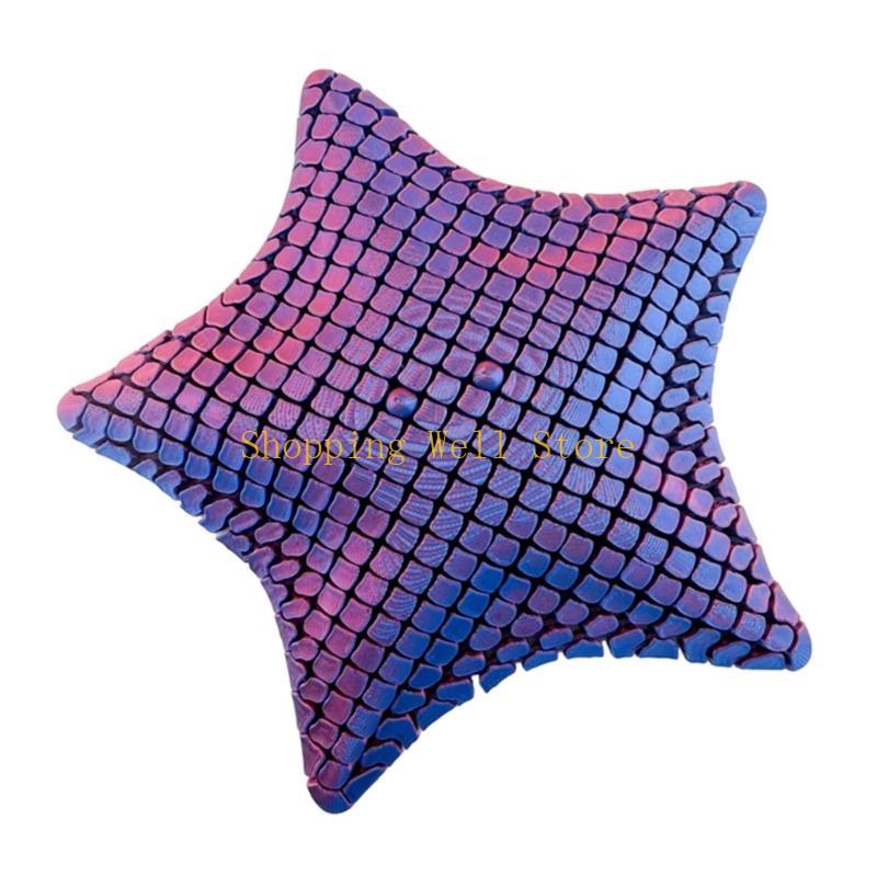 KX4B 3D-печатные морские звезды, гибкие шарнирные сочлененные морские звезды, игрушка-антистресс, реалистичные статуэтки морских звезд, украшение для дома 10
