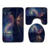 Star Bathroom Floor Mat Toilet Three-Piece Set