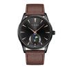 Men Luxury Leather Strap Watch Business and Leisure Large Dial Calendar Men Quartz Watch Relogio Masculino