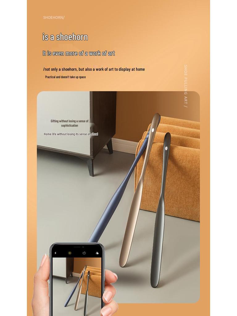 Magnetic Shoehorn: Easy Use for Seniors & Pregnant Women, High-end Plastic