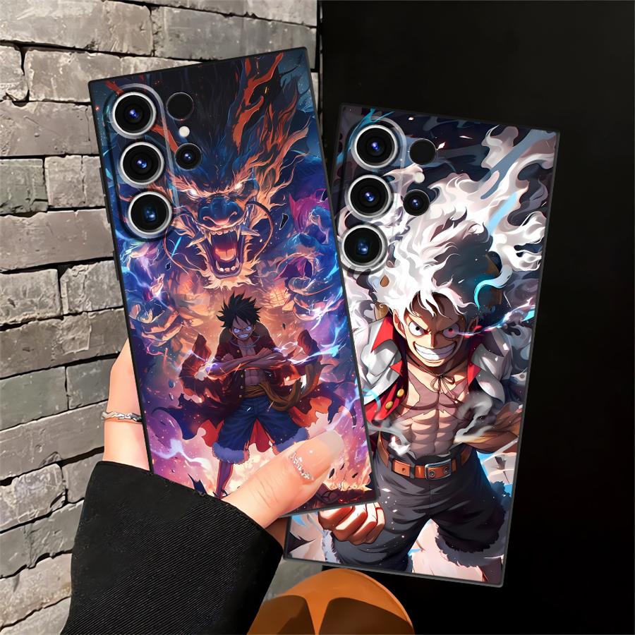 Cool Luffy Anime Case for Samsung Galaxy S22 S23 FE S9 S20 S25 Ultra S24 Plus S21 Funda Phone Cover