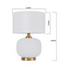 Lampa Stołowa Tamiza 1 E27 Biały Light Prestige Lp-1515/1T Small White