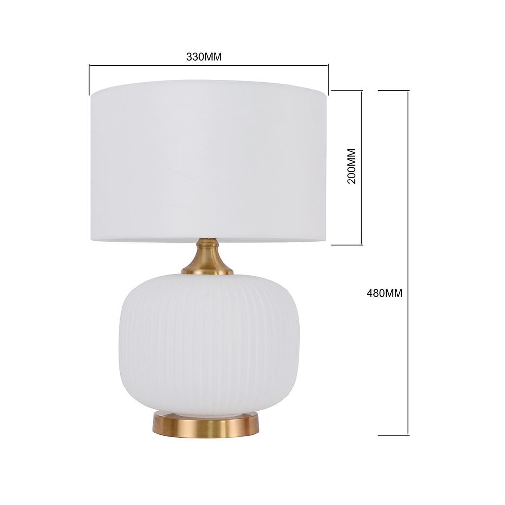 Lampa Stołowa Tamiza 1 E27 Biały Light Prestige Lp-1515/1T Small White