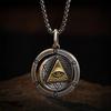 Exquisite Altes Ägyptisches Götterauge Horus Halskette Dreieckiges Auge Anhänger Schmuck Geeignet Für Männer Und Frauen Schmuck