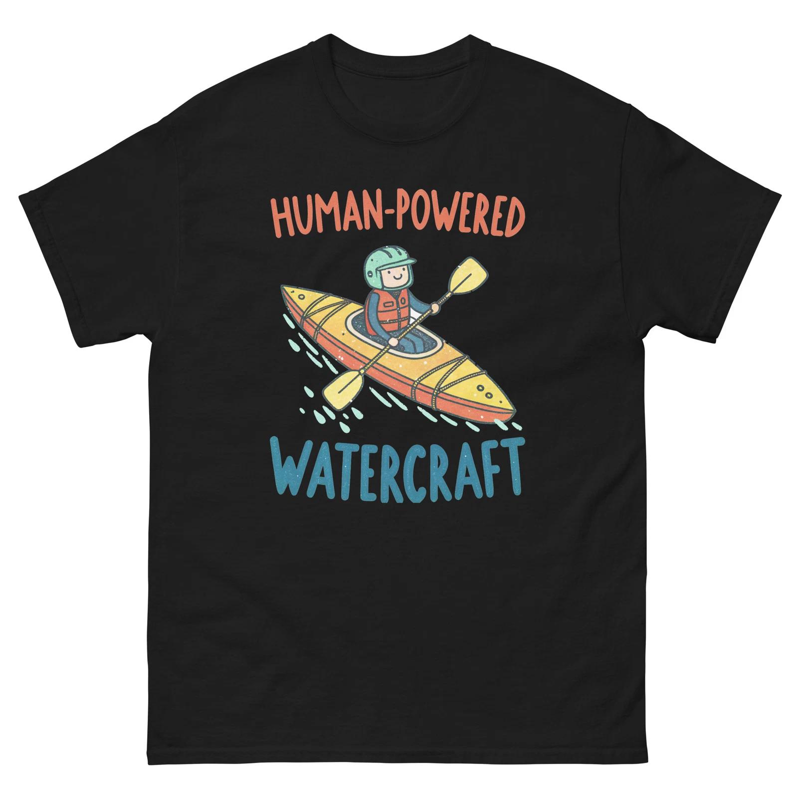 

Human Powered Watercraft Transportation Vehicle Illustration T-Shirt XL